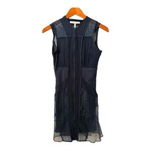 BCBGMAXAZRIA Runway Navy Dress Size 2